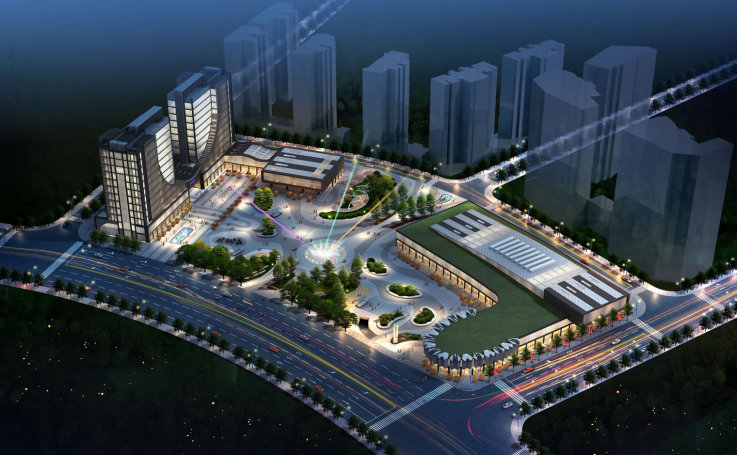 邵武市皇庭新世界广场景观方案设计