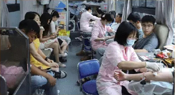 开展公益献血志愿活动