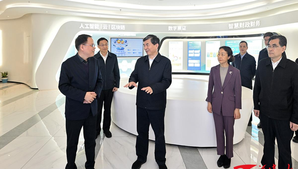 福建省委书记周祖翼一行莅临博思软件调研