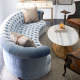 美式现代轻奢沙发  创意网红沙发  颜色尺寸可定_0