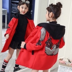 女童秋冬装毛呢外套新款韩版儿童呢子大衣女宝宝洋气外套加厚