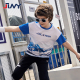 新款时尚运动童装夏装韩版男童上衣儿童印花短袖T恤_3