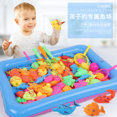 儿童钓鱼玩具套装开发智力一两三周岁宝宝益智生日礼物女孩