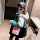 新款时尚女童棉服  韩版洋气棉袄 工装外套_0