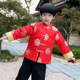 男童喜气新年装拜年服  唐装多福织锦外套 中国民族风服饰_3