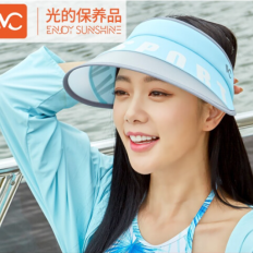 vvc防晒帽夏季女韩版运动太阳帽防紫外线百搭遮阳帽子