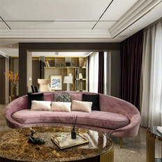 美式现代艺术沙发 时尚布艺沙发 高端轻奢沙发 颜色尺寸可定制
