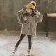 女童羊羔毛外套装新款儿童韩版女孩洋气加厚中长款2019秋冬_1