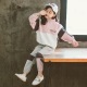 女童秋装套装新款儿童运动拼接网红洋气衣服中大童韩版两件套_0