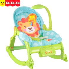 益智玩具 新生儿宝宝婴幼儿可爱动物多功能轻便摇椅睡觉