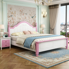 实木儿童床  可爱公主床 环保净味漆