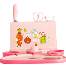 Didinika 韩国砧板六件套菜板刀具套装 双面抑菌厨房用具婴儿小案板