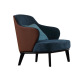 美式轻奢实木沙发椅  现代时尚沙发椅 颜色尺寸可定制_4