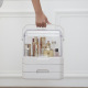 化妆品收纳盒手提箱便携置物架家用防尘桌面大容量欧式护肤品 _2