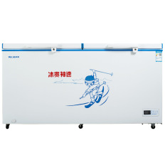 美菱BC/BD-528/738DTE冰柜商用大容量冷冻冷藏卧式冷柜 