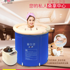 家用桑拿浴箱家庭蒸汽折叠汗蒸房两用成人泡澡桶塑料浴缸