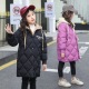 女童冬装棉衣新款女孩韩版中长款棉袄中大童洋气棉衣加厚外套_2
