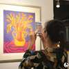 高清：“圆点女王”草间弥生50幅作品福州展出受欢迎