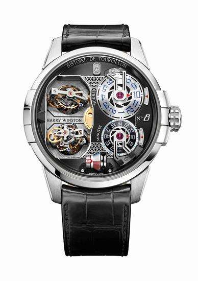 海瑞温斯顿史诗陀飞轮Histoire de Tourbillon 8号腕表,每款限量10只。