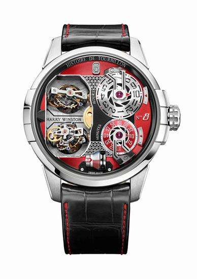 海瑞温斯顿史诗陀飞轮Histoire de Tourbillon 8号腕表,每款限量10只。