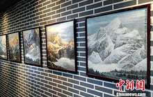 “江山如画”画展展示四川景色 大熊猫画作萌翻了
