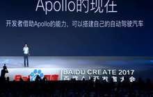 李彦宏乘无人车参会助阵 百度正式发布Apollo计划1.0