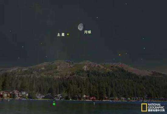 4月16日凌晨,土星将会出现在月亮身旁。
插图:A.FAZEKAS, SKYSAFARI
