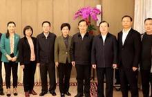 邢善萍在榕会见致公党中央领导蒋作君曹鸿鸣一行