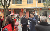 沙县区委书记吴健成一行走访郑湖乡慈善长者食堂
