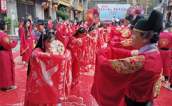 传承优秀婚俗文化  共建文明大爱城市——三明市举办户外颁证暨集体婚礼活动