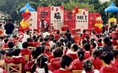 福州仓山区青阳幼儿园举办“逛庙会啦”迎新年主题活动，弘扬传统文化，传承健康理念