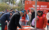 笔墨送祝福 年味满社区——福州鼓楼区天元社区举办写春联送祝福公益活动