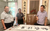 翰墨寄情忆长征——福州市闽侯县慈善总会组织开展纪念红军长征胜利90周年主题书画创作活动