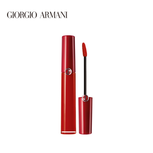 Armani/阿玛尼红管唇釉丝绒哑光口红番茄色405红棕色