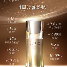 Elixir/怡丽丝尔优悦活颜 塑时紧致精华液改善松弛新品弹力网精华