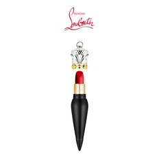 Christian Louboutin女王权杖黑管萝卜丁口红001M