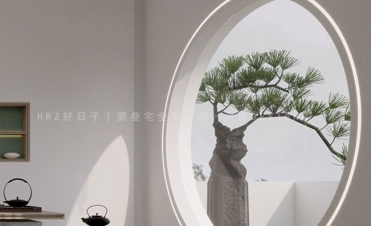 山水国际500m² 简奢轻中式