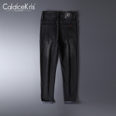 CaldiceKris （中国CK）2021秋季新款修身型韩版时尚弹力牛仔裤CK-FS1048