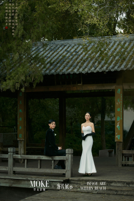 中国风婚纱照，外景婚纱照，复古婚纱照