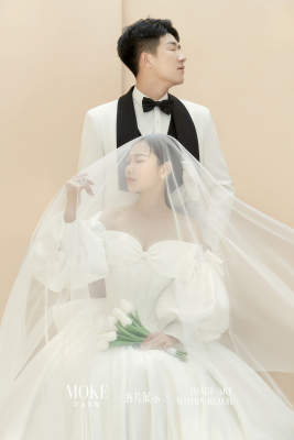 简约韩式婚纱照，内景婚纱照