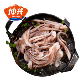 坤兴 冷冻鱿鱼须国产鱿鱼爪 380g/包 火锅 烧烤 生鲜 海鲜水产健康轻食