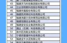 2024福建省制造业民营企业100强