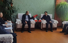 甘肃省福建商会执行会长陈友林一行 到⽢南州考察中藏药材产业项目