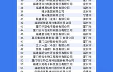 2025福建省创新型民营企业100强榜单