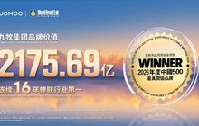 九牧集团品牌价值突破2175.69亿元！连续16年蝉联行业第一
